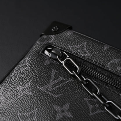 Louis Vuitton Utility Crossbody Bag Monogram Eclipse