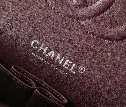 Chanel timeless classic Flap bag silver hardware